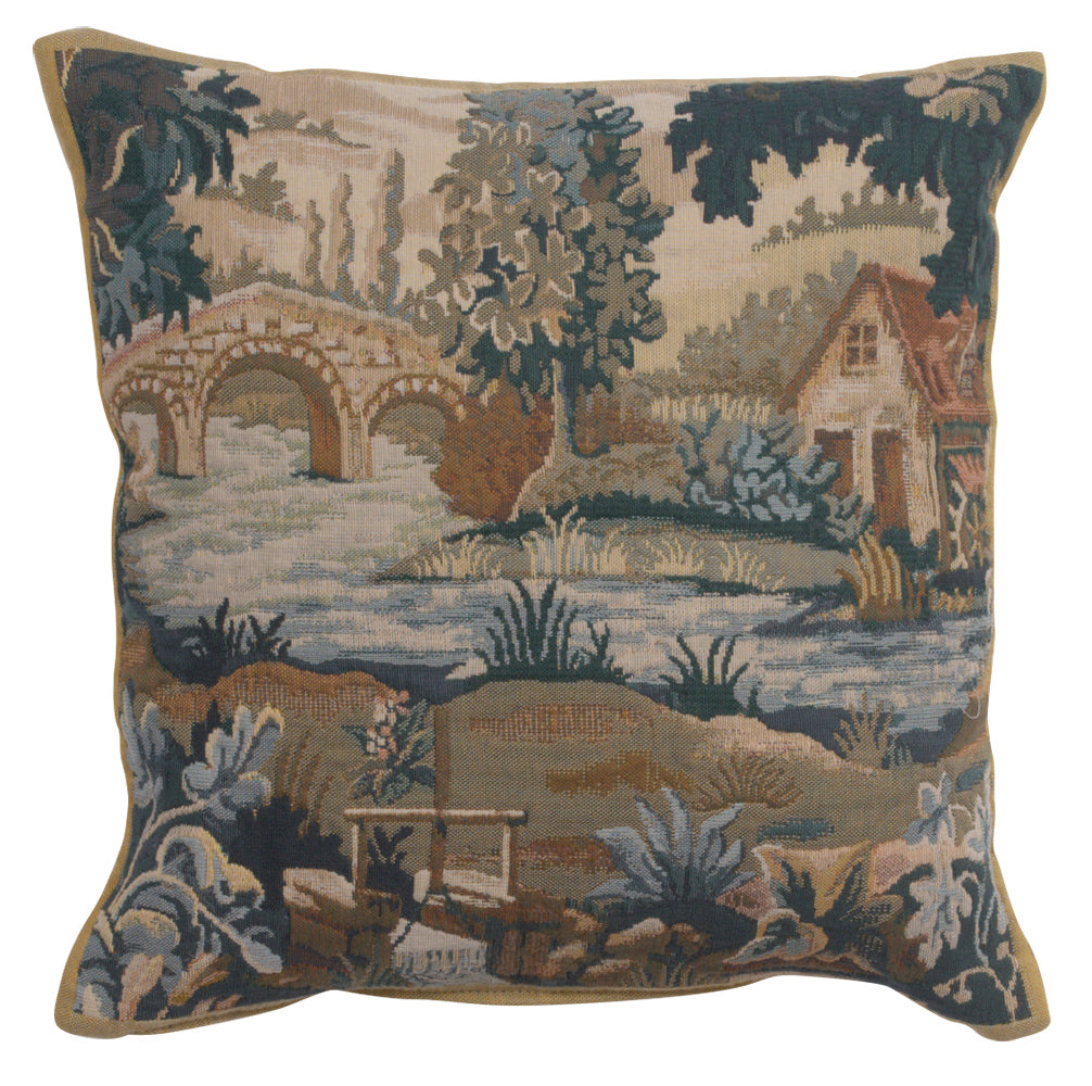 Paysage Flamand Moulin 1 European Cushion Cover