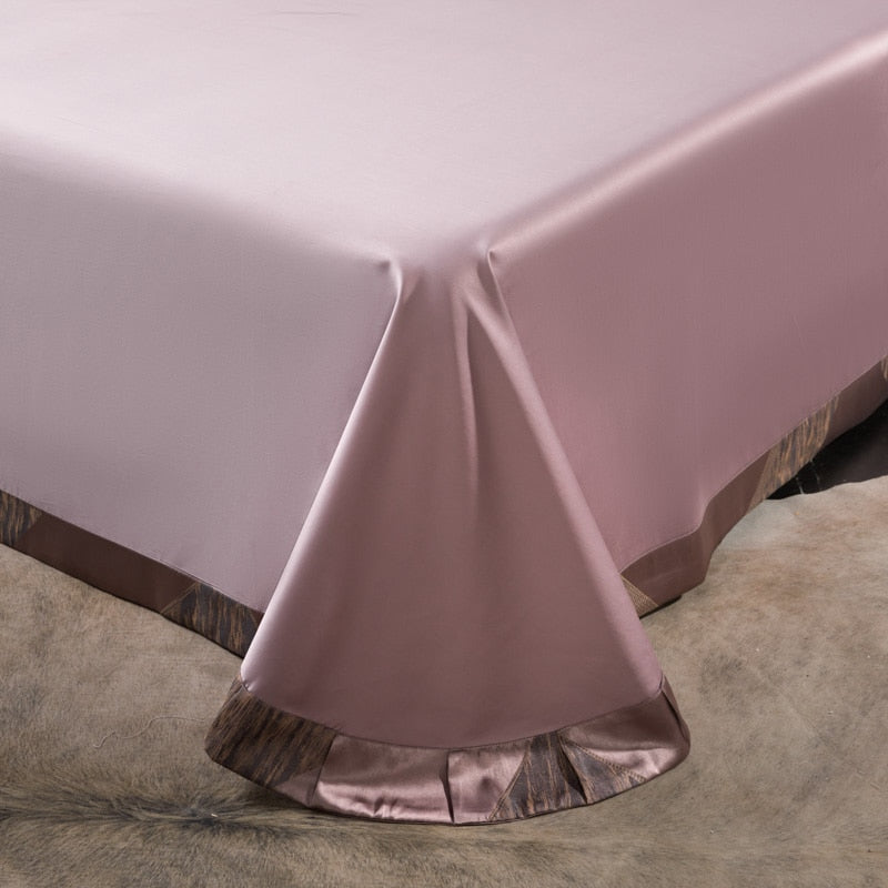 Shakira 1000TC Egyptian Cotton Satin Jacquard Luxury Duvet Bedding Set