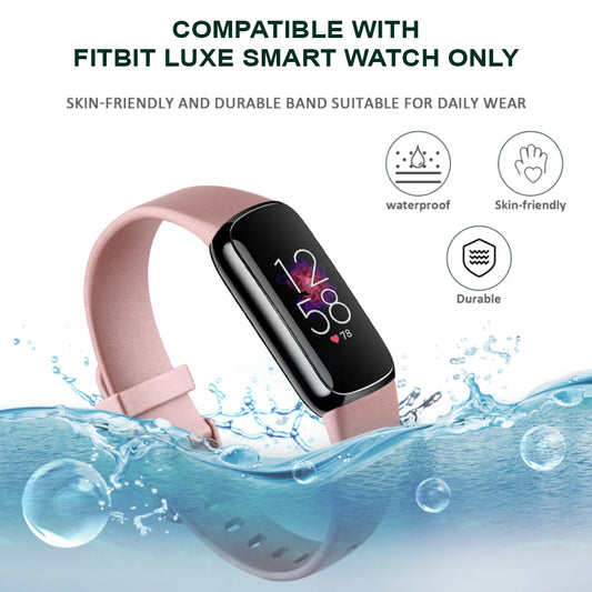 Fitbit Luxe Replacement Band Soft Silicone Watch Strap Sports Wristband Bracelet