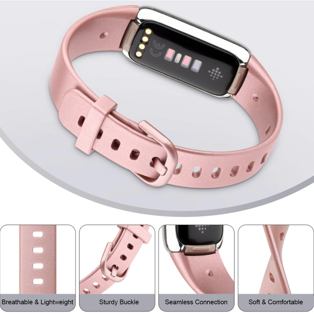 Fitbit Luxe Replacement Band Soft Silicone Watch Strap Sports Wristband Bracelet