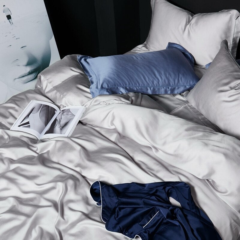 Aaliesha Premium Tencel/Lyocell Luxury Duvet Cover Set - RoseStraya.com