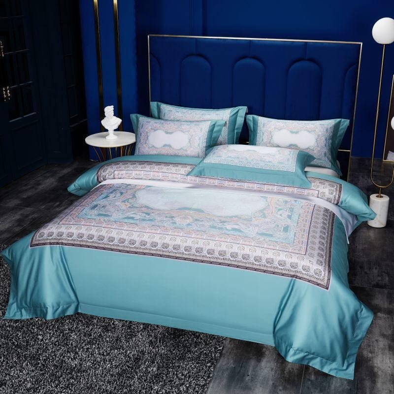 Aciano Silky Egyptian Cotton Ocean Inspired Printed Duvet Cover Set - RoseStraya.com