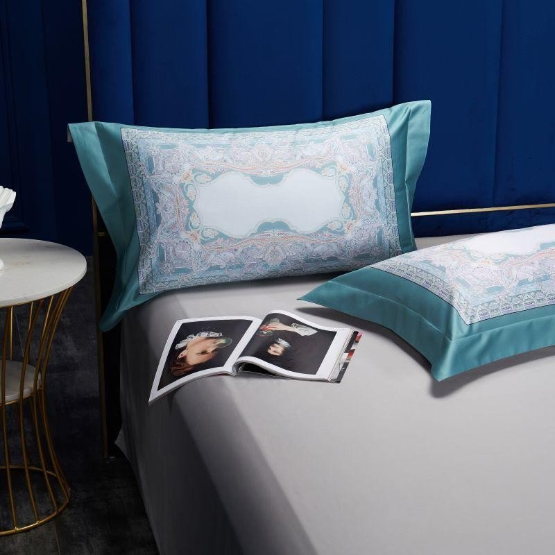 Aciano Silky Egyptian Cotton Ocean Inspired Printed Duvet Cover Set - RoseStraya.com