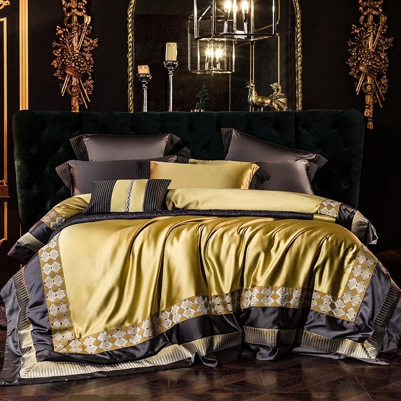 Alora Embroidery Egyptian Cotton Duvet Cover Set - RoseStraya.com