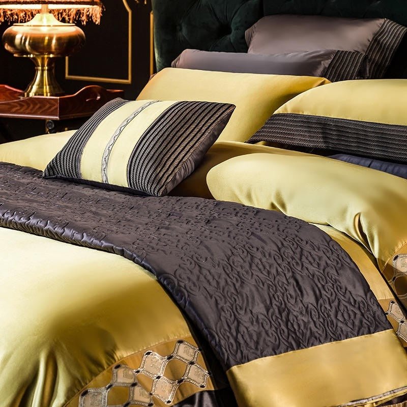 Alora Embroidery Egyptian Cotton Duvet Cover Set - RoseStraya.com