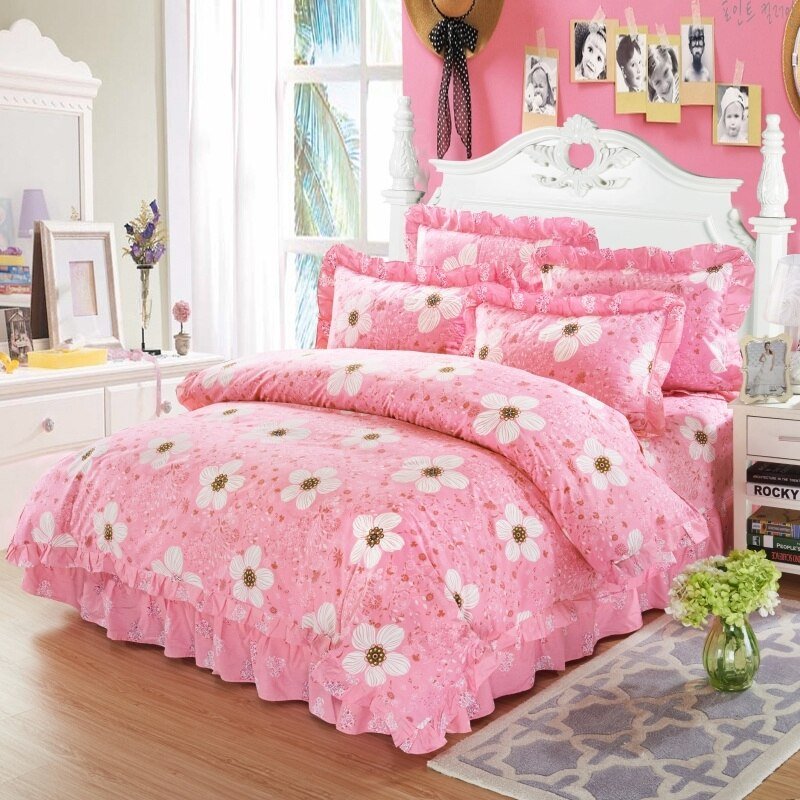 Amaryllis Cotton Soft Duvet Cover Set - RoseStraya.com