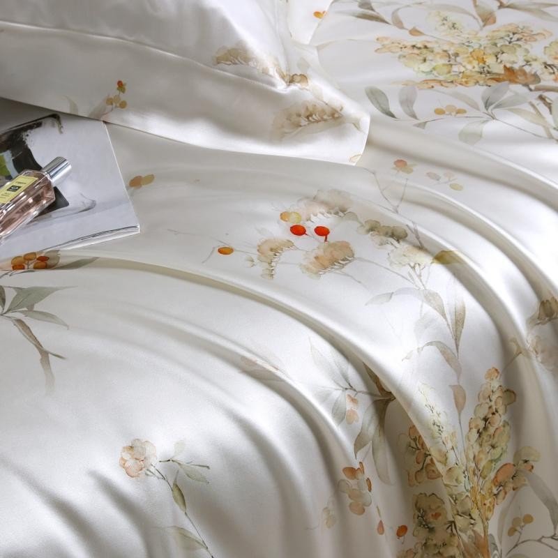 Amaya Luxury Pure Mulberry Silk Bedding Set - RoseStraya.com
