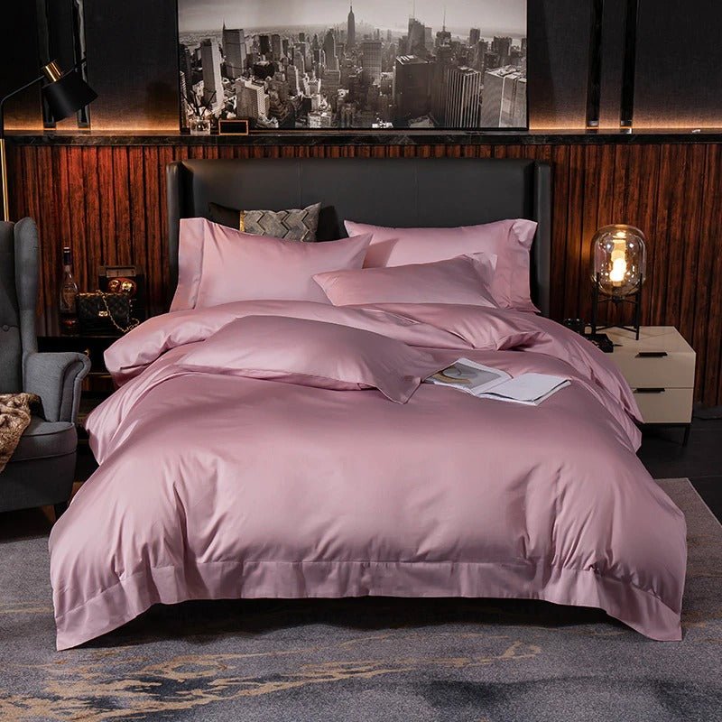 Asombrosa Soft Pink Silky Soft Egyptian Cotton Bedding Set - RoseStraya.com
