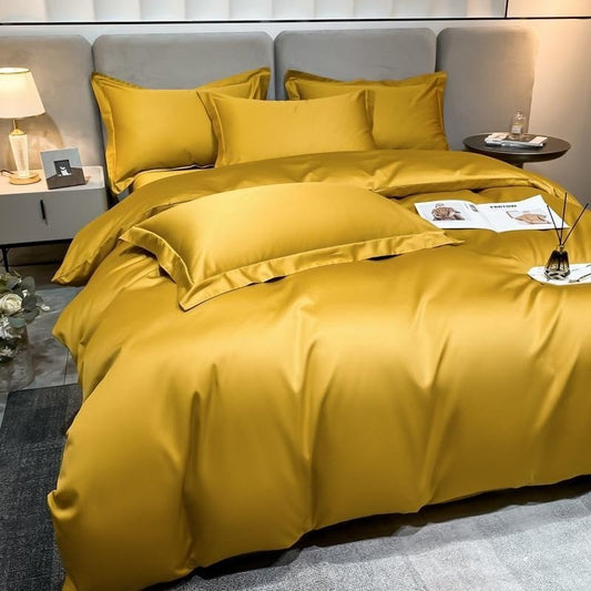 Astro Gold Silky Cotton Duvet Cover Set - RoseStraya.com