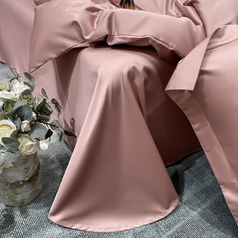 Astro Rosy Brown Cotton Duvet Cover Set - RoseStraya.com