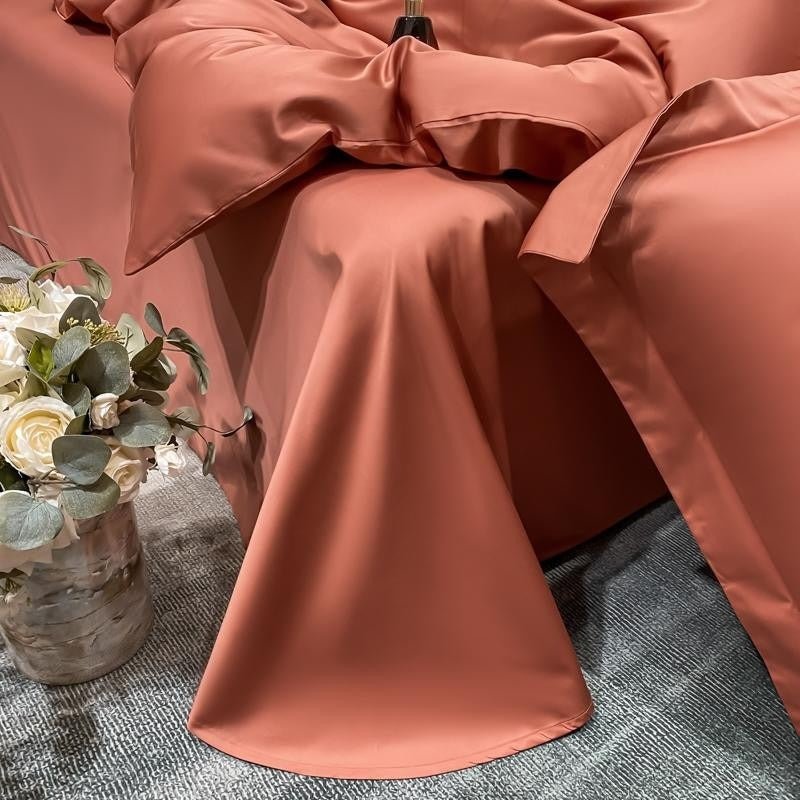 Astro Terracotta Cotton Duvet Cover Set - RoseStraya.com