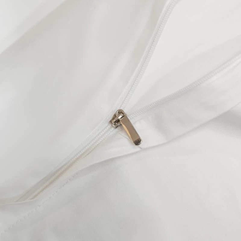 Astro White Silky Cotton Duvet Cover Set - RoseStraya.com