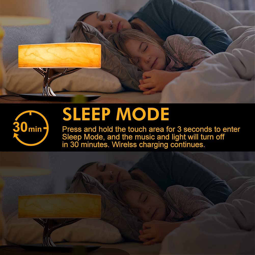 Bonsai Lamp Tree of Life Smart LED Table Lamps iPhone Wireless Charger Speaker - RoseStraya.com