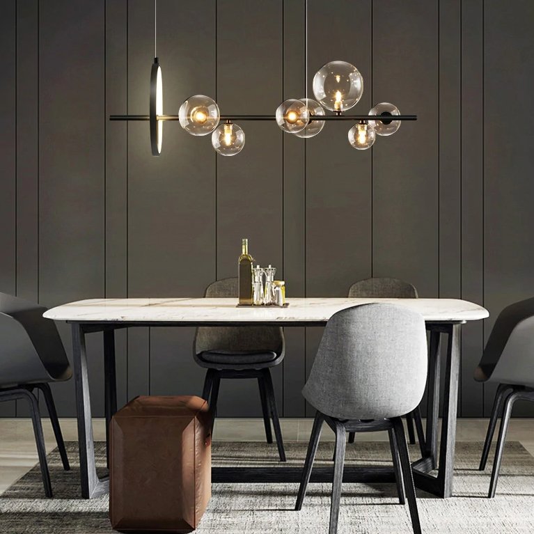 Chanda Glass Bubble Chandelier - RoseStraya.com