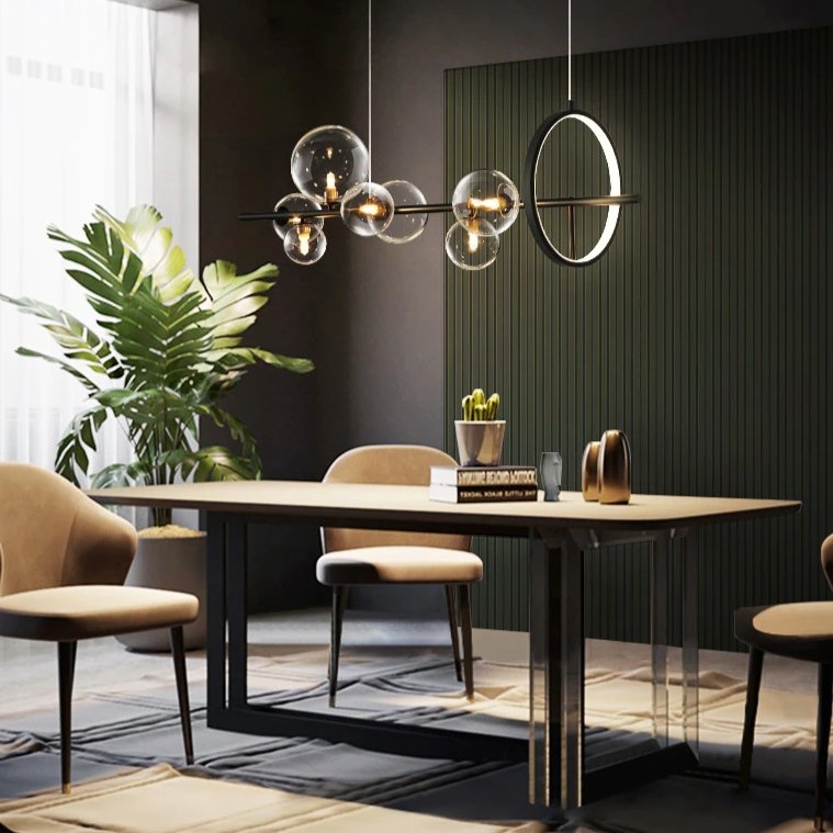 Chanda Glass Bubble Chandelier - RoseStraya.com