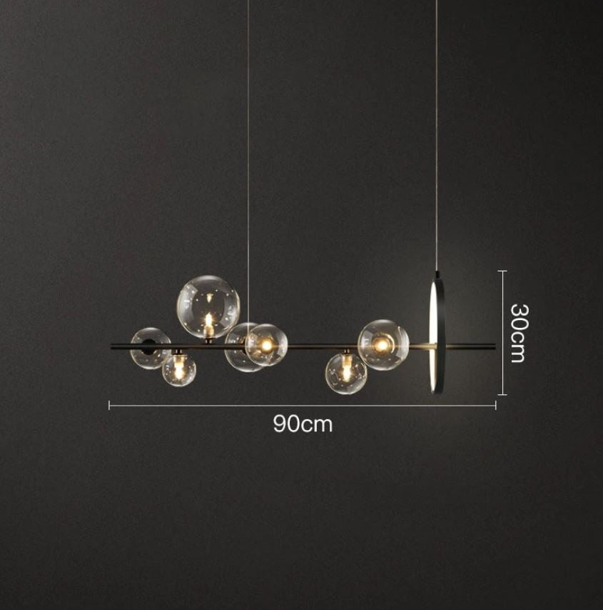 Chanda Glass Bubble Chandelier - RoseStraya.com