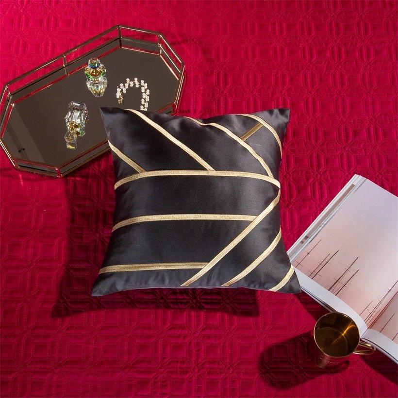 Charlene Embroidery Satin Jacquard Egyptian Cotton Duvet Cover Set - RoseStraya.com