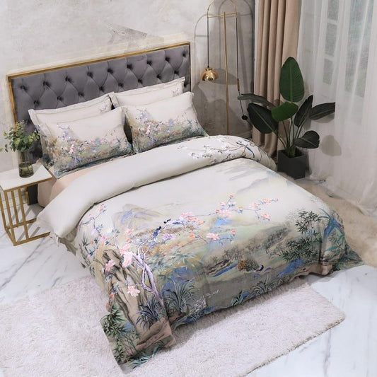 Clara Egyptian Cotton Duvet Cover Set - RoseStraya.com
