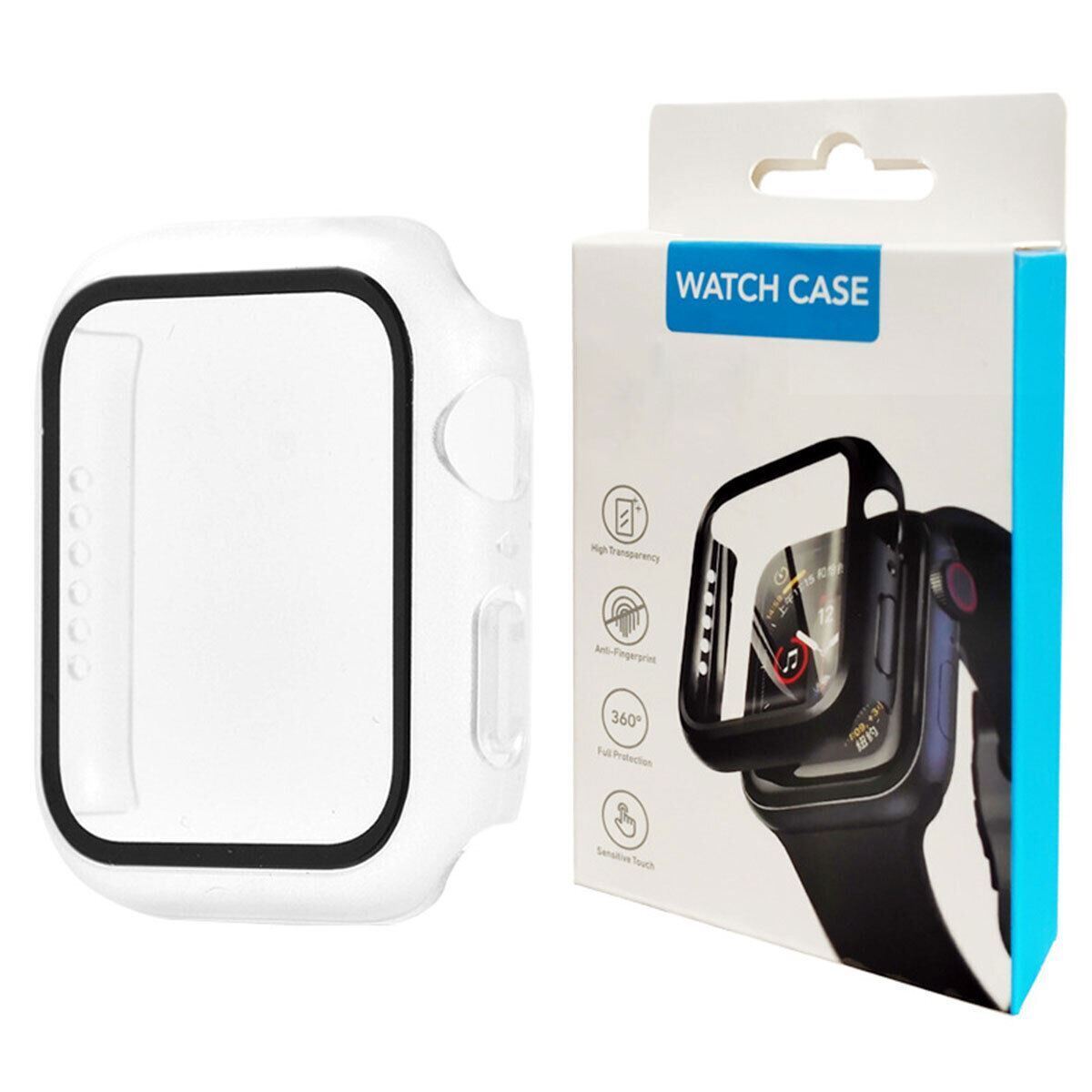 Apple Watch Case iWatch Series SE 8 7 6 5 4 3 Full Glass Cover 38 40 41 42 44 45