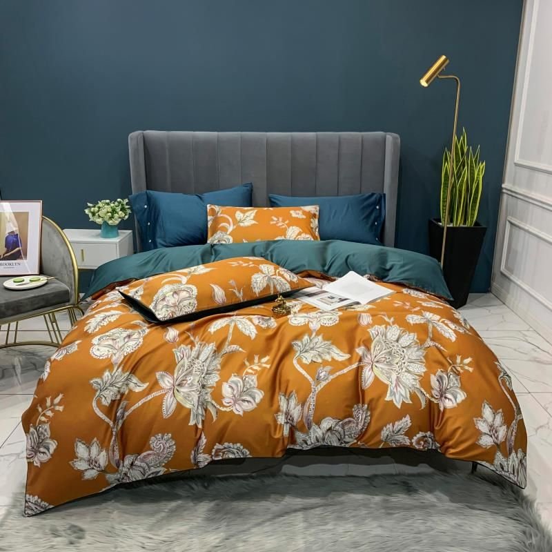 Cosima Floral Ultra Soft Egyptian Cotton Duvet Cover Set - RoseStraya.com