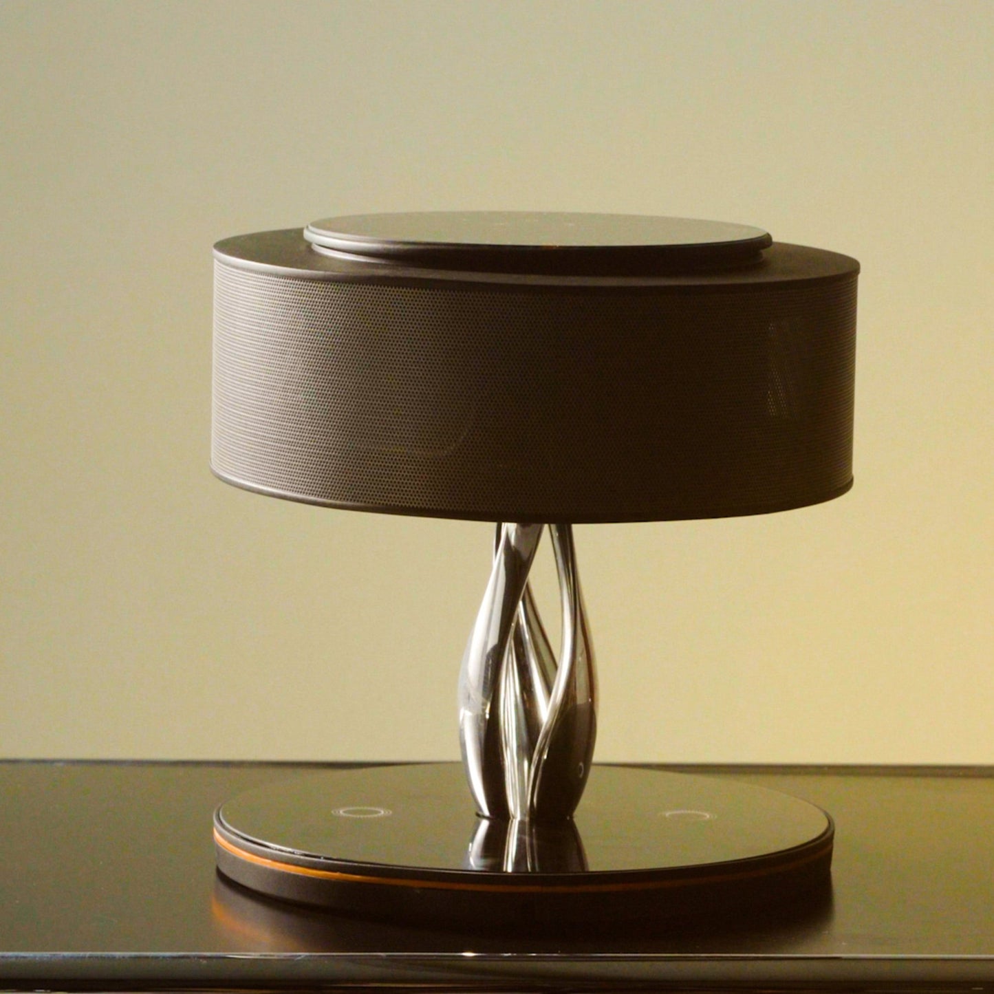 Dance of Light Smart LED Table Lamp Bluetooth Speaker Wireless Charger Clock - RoseStraya.com