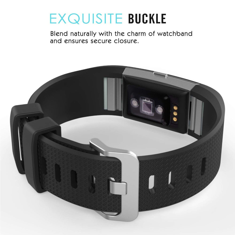 Premium Fitbit Charge 2 Bands Silicone Replacement Wristband Watch Strap