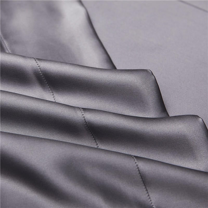 Eloisa Quartz Luxury Pure Mulberry Silk Bedding Set - RoseStraya.com