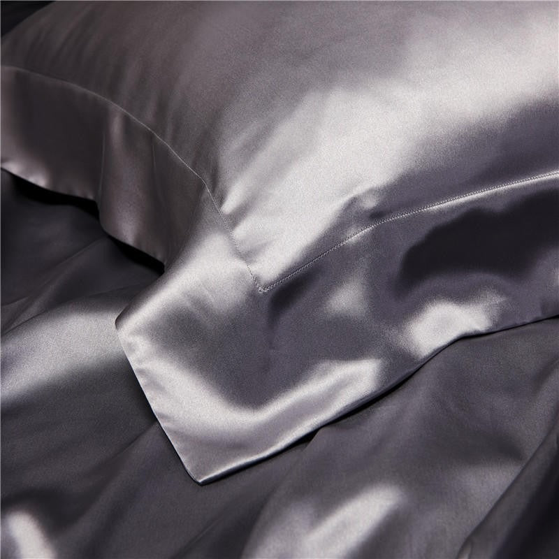 Eloisa Quartz Luxury Pure Mulberry Silk Bedding Set - RoseStraya.com