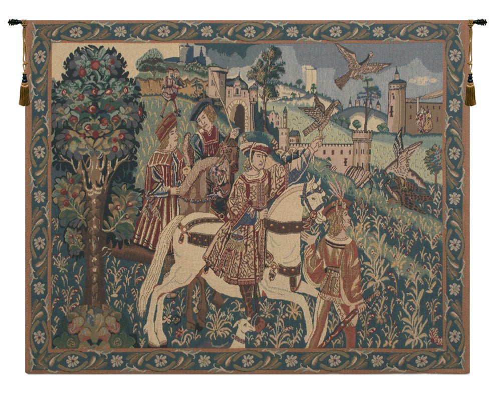 Falcon Hunt II Tapestry Wholesale - RoseStraya.com