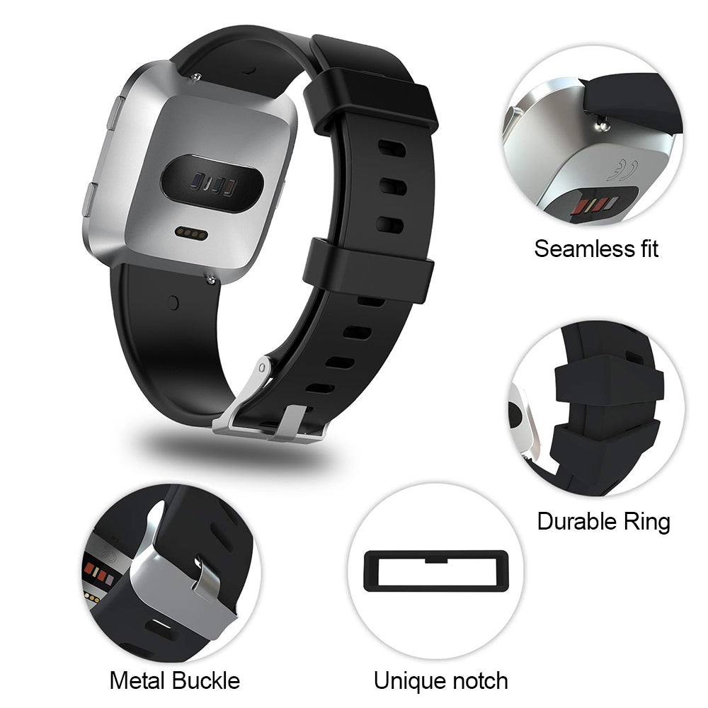 Fitbit Versa 1/2/Lite Replacement Bands Silicone Breathable Smart Watch Strap