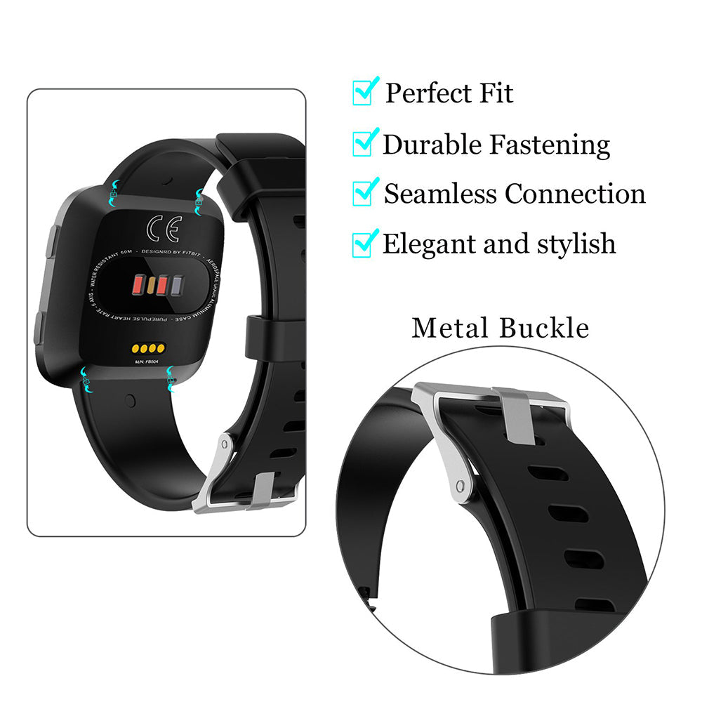 Fitbit Versa Band/2/Versa Lite Silicone Strap Wristband Replacement Sports Bands