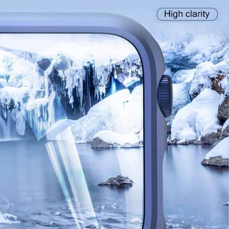 Apple Watch Case iWatch Series SE 8 7 6 5 4 3 Full Glass Cover 38 40 41 42 44 45