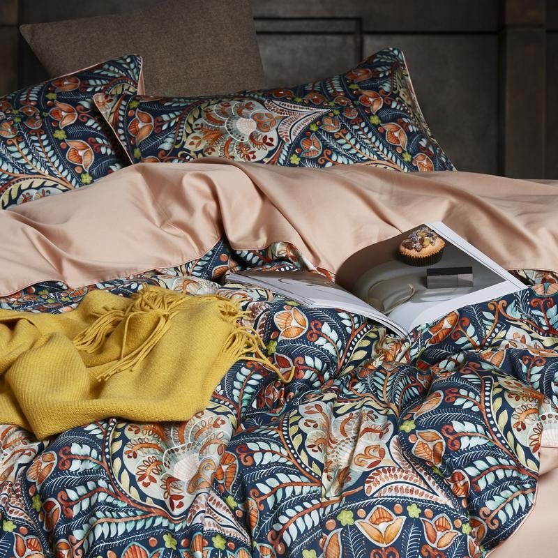 Fiore Bohemian Ultra Soft Egyptian Cotton Duvet Cover Set - RoseStraya.com