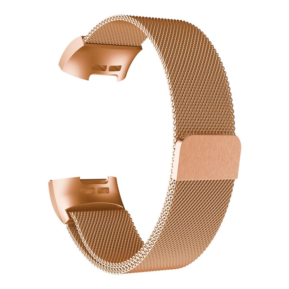 Fitbit Charge 3/4 Band Metal Stainless Steel Milanese Loop Strap Wristband