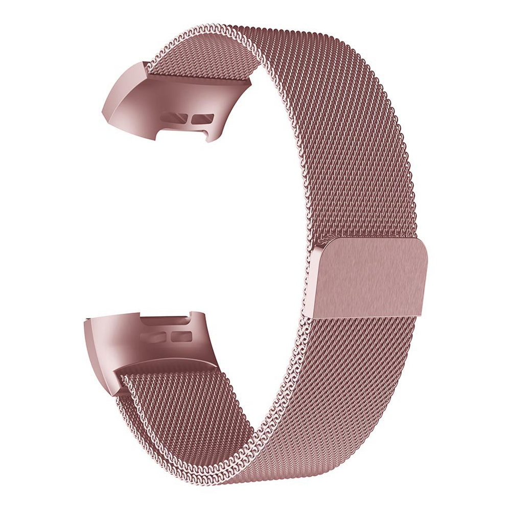 Fitbit Charge 3/4 Band Metal Stainless Steel Milanese Loop Strap Wristband