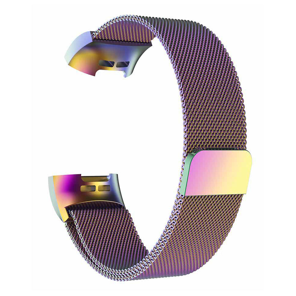 Fitbit Charge 3/4 Band Metal Stainless Steel Milanese Loop Strap Wristband
