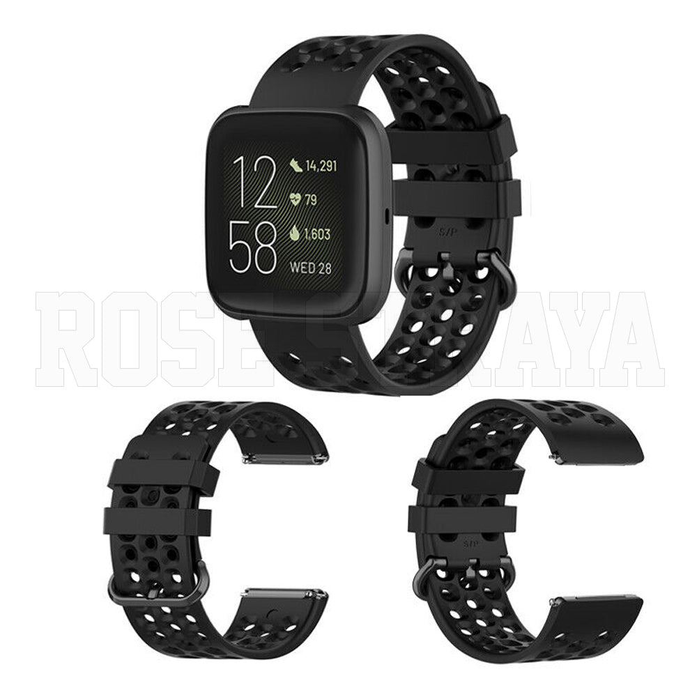 Fitbit Versa 1/2/Lite Replacement Bands Silicone Breathable Smart Watch Strap