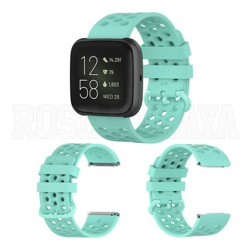 Fitbit Versa 1/2/Lite Replacement Bands Silicone Breathable Smart Watch Strap