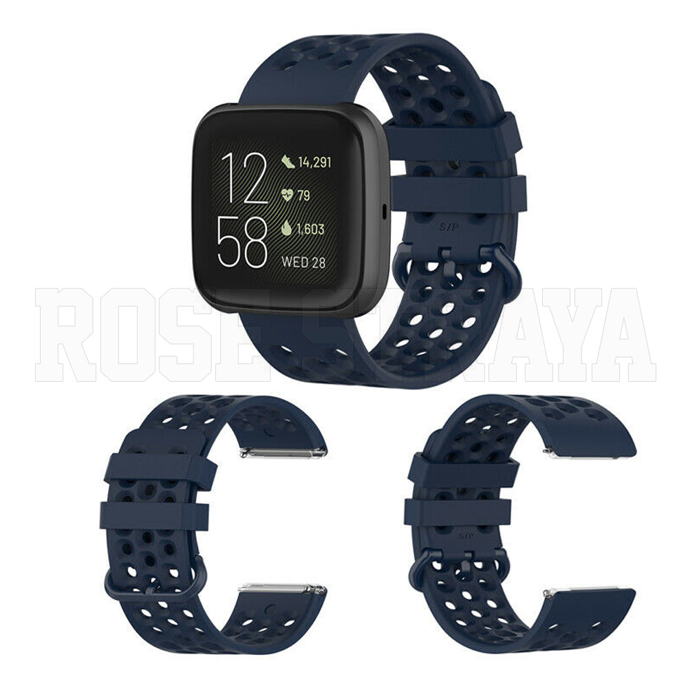 Fitbit Versa 1/2/Lite Replacement Bands Silicone Breathable Smart Watch Strap