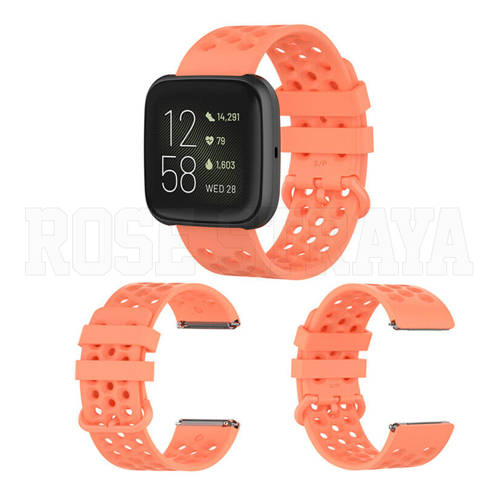 Fitbit Versa 1/2/Lite Replacement Bands Silicone Breathable Smart Watch Strap