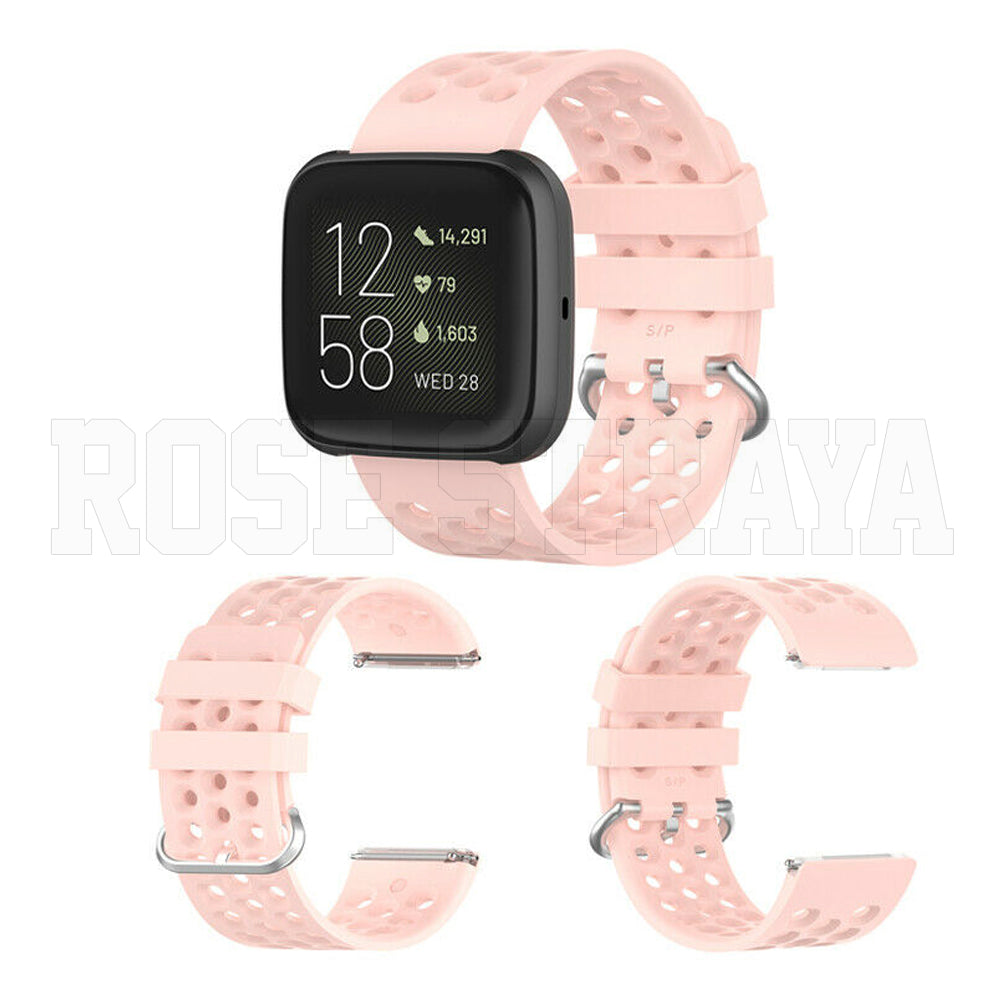 Fitbit Versa 1/2/Lite Replacement Bands Silicone Breathable Smart Watch Strap