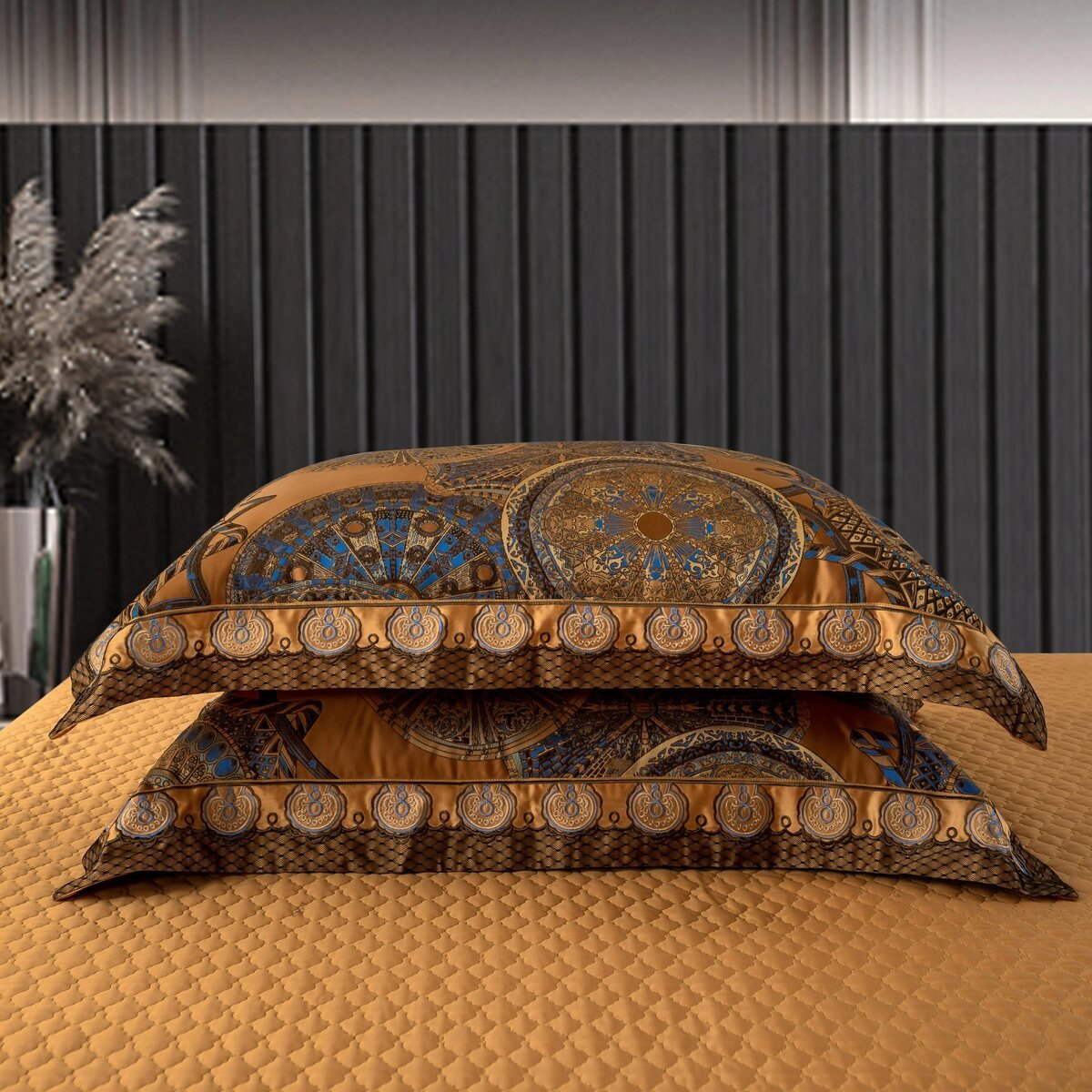 Imperial Luxury Egyptian Cotton Satin Embroidered Duvet Cover Set - RoseStraya.com