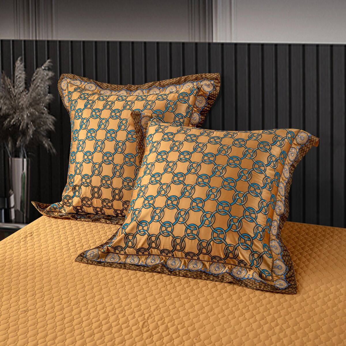 Imperial Luxury Egyptian Cotton Satin Embroidered Duvet Cover Set - RoseStraya.com