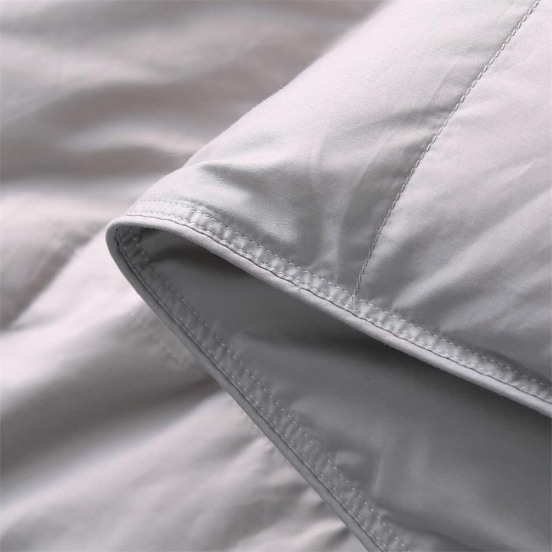 Jiniya Square Quilted Cotton Goose Down Filling Comforter - RoseStraya.com
