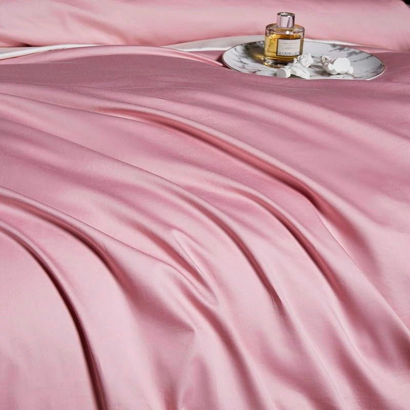 Leilah Rose Embroidered Edge Egyptian Cotton Duvet Cover Set - RoseStraya.com