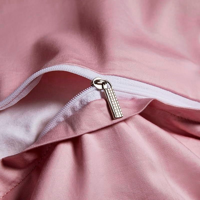 Leilah Rose Embroidered Edge Egyptian Cotton Duvet Cover Set - RoseStraya.com