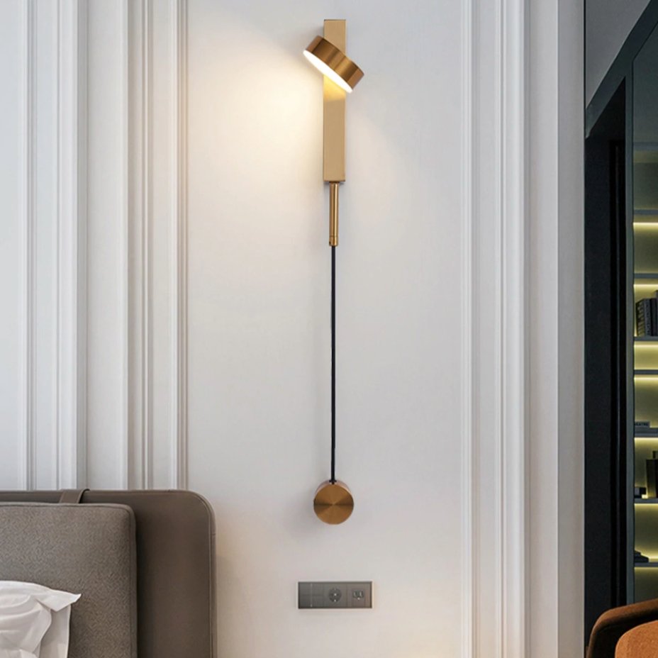 Lucian Minimalistic Rotational Lamp - RoseStraya.com