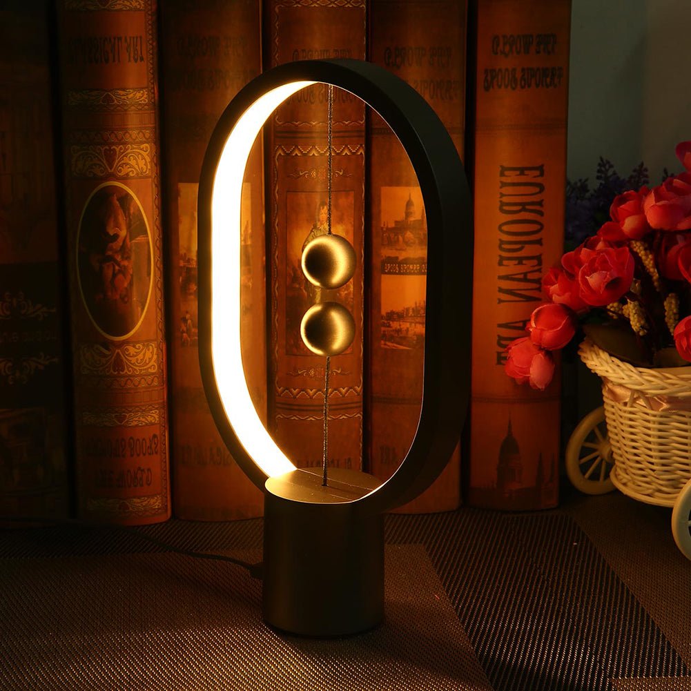 Magnetic Balance Lamp Novelty Mini Levitation Floating Ball USB Bedside Light - RoseStraya.com