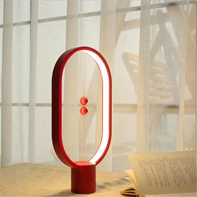 Magnetic Balance Lamp Novelty Mini Levitation Floating Ball USB Bedside Light - RoseStraya.com