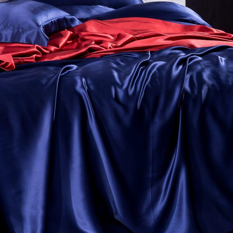 Nilasha Luxury Pure Mulberry Silk Duvet Cover Set - RoseStraya.com